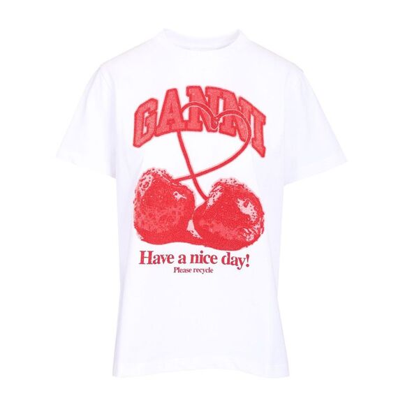 GANNI Sweaters - Ganni Women Printed T-Shirt